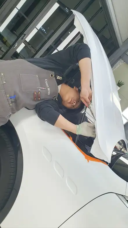 마세라티 르반떼 전체랩핑+전체크롬죽이기 / 부산 사상구 시공 사진