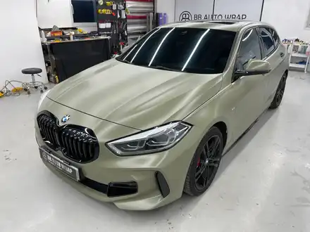화성랩핑 BMW120I 사틴 카키 그린 전체랩핑시공 / 화성,수원,오산 시공 사진