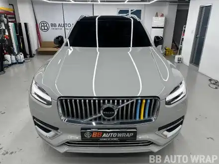 볼보 XC90 고광택 AX 초크 그레이 크레용 전체랩핑 시공 / 화성,수원,오산 시공 사진
