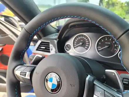 bmw M4 핸들가죽교체, 가죽핸들복원, 핸들샵 / 용인 기흥구 시공 사진