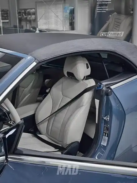 [분당.용인 | 자동차 실내 커스텀 전문점] 컬러 안전벨트 교체 튜닝! bmw 420i 컨버터블 바로셀로나 블루 에디션, 국내 단 20대밖에 없다고? / 부산 기장경기 광주시 문형동 시공 사진