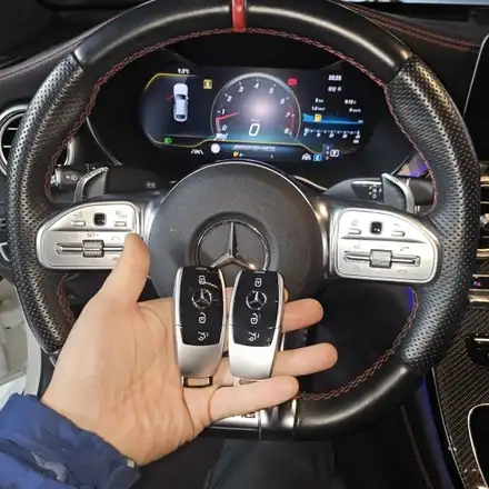 벤츠 GLC43 AMG 신형 스마트키 제작, 전국 유일무이 로직으로 완성한 기술의 정점 / 경기 부천, 전국 택배, 출장 시공 사진