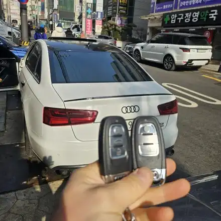 2012년식 아우디 A6 차키 복사 시스템으로 구현하는 독보적인 정밀도 / 경기 부천, 전국 택배, 출장 시공 사진
