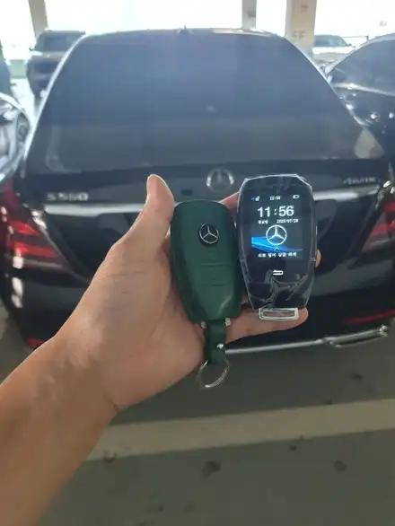벤츠 S530L 준신형 키의 화려한 변신, 벤츠 타입 디스플레이키로 업그레이드 / 경기 부천, 전국 택배, 출장 시공 사진