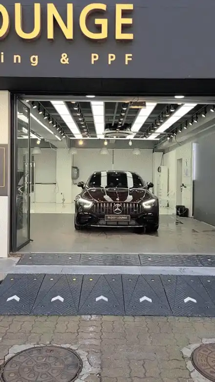 강남 서초 신차광택/유리막코팅 시공 [벤츠 AMG GT43] / 서울 서초 시공 사진