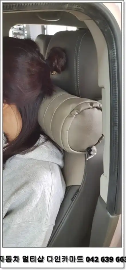 차량용 목쿠션 추천! 스파크에 설치함 / 대전 대덕구 중리동 시공 사진