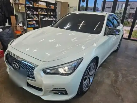 청주 인피니티 Q50 순정 내비게이션 카플레이 활성화 & 락폴딩 장착 / 청주, 세종, 천안 시공 사진
