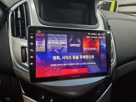 청주 올인원 내비게이션 카플레이 안드로이드 오토 후방카메라 + 락폴딩 + 하이패스 룸미러 쉐보레 어메이징 쿠르즈 장착 / 청주, 세종, 천안 시공 사진
