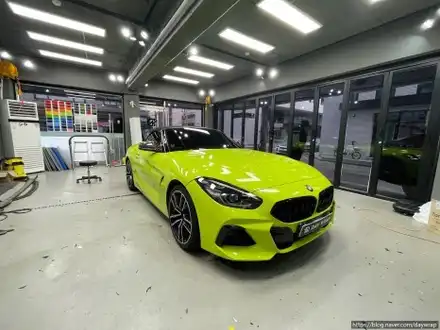 강남랩핑 BMW Z4 라임그린 / 강남, 개포, 양재 시공 사진