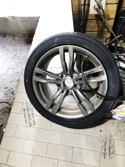 bmw 320d m팩 18인치 타이어교체 금호타이어 엑스타ps71 / 서울 강서구 화곡동 시공 사진