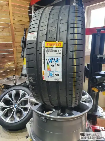 BMW X6 런플랫 타이어 교체 추천 275 40 20 , 315 35 20 피렐리 PZ4 / 서울 강서구 화곡동 시공 사진
