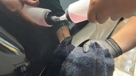 천안 아산 광택 석회물 시멘트물 낙수사고 보험처리 특화샵. 광택 열로 눌러주세요 / 천안, 아산, 세종, 대전 시공 사진