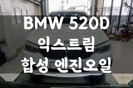 BMW G30 520D 합성 엔진오일 교환 방법과 잔유 제거 익스트림 RX 8003 5w40 수원 호매실 합성유!! / 수원 권선구, 화성, 광교, 동탄, 용인 시공 사진