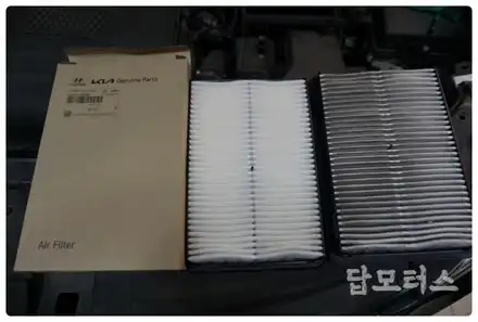 싼타페 DM 더프라임 캐스트롤 GTX 합성 엔진오일 5w30 교환 잔유 제거 메인터넌스!! 수원 합성유 전문점 답 모터스!! / 수원 호매실동 시공 사진