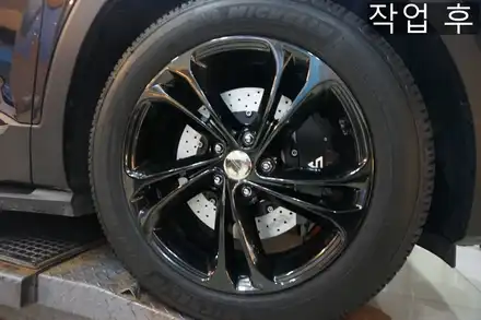 싼타페 TM  스톨츠6p 브레이크 , 스톰 다운스프링 튜닝으로 멋과 안전을 동시에 사로잡다~! / 대전 서구 시공 사진