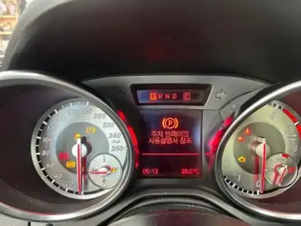 벤츠 SLK350 R172 - 제동등 / 방향지시등 / 헤드유닛 / 에어백 경고등 고장, 수리로 해결 완료 ~ ! / 대전 서구 탄방동 시공 사진