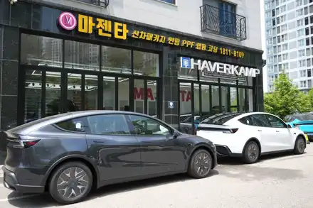 남양주 테슬라 모델YL 코스믹실버틴팅 PPF 룸미러블랙박스 모듈 / 남양주 다산동 시공 사진