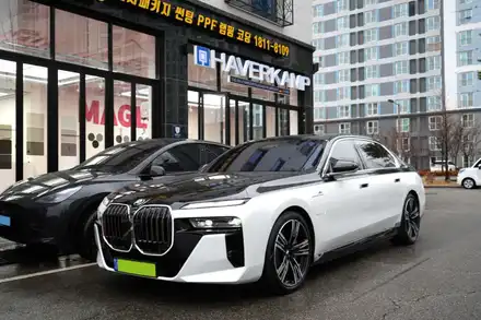 루마 버텍스 매버릭 농도 13%5% bmw 750e 썬팅 유리막코팅 / 남양주 구리 하남 시공 사진