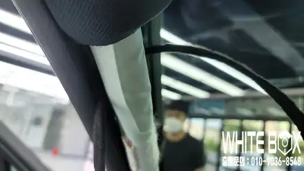 인천 삼산동 블랙박스 출장 시공 전문 - 제네시스 GV70 부평구 아이나비QXD5000 블랙박스 완벽한 시공은 역시 화이트박스!! / 남양주 구리 하남 시공 사진