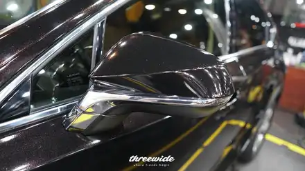 렉서스 NX300h [유광 엠버블랙 전체랩핑] / 성남시 수정구 시흥동 시공 사진