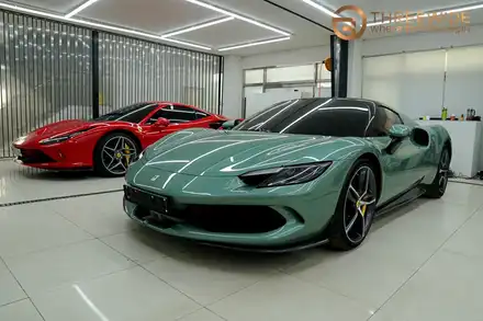 페라리 296 GTS, 카본 옵션을 선택하지 못했다면? 카본 PPF 시공으로 대체가능! (#296GTB #페라리 #분당 #판교) / 성남시 수정구 시흥동 시공 사진