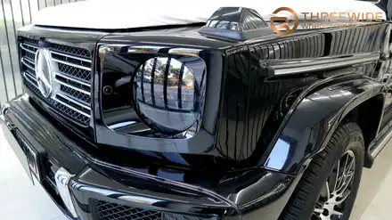 벤츠 g400d 지바겐, 라이트 필름 & 윈드 쉴드 시공 후기 (#스모그PPF #톤다운 #스페어 타이어 커버 랩핑 #G63 AMG #분당판교) / 성남,판교,분당.강남 시공 사진