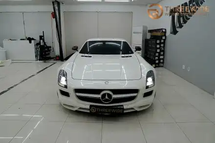 분당 벤츠 SLS, 오래된 PPF 황변이 생겼다면 이런 방법으로!? (#벤츠 #SLS #AMG #PPF제거 #광택 #분당 #판교) / 성남시 수정구 시흥동 시공 사진
