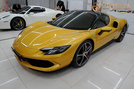 페라리 296 GTS, 신차 패키지 전체(내/외부) PPF 시공기 (#분당 #판교 #하이그로시 #카본) / 성남시 수정구 시흥동 시공 사진