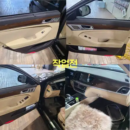 파주 운정 탄현 제네시스 G80 코더스 엠비언트 시공 작업 후기 / 경기 파주 시공 사진