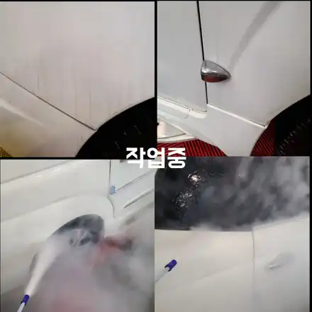 파주 운정 자동차 튜닝 업체 추천 - 코란도 투리스모 스팀세차 시공 작업 후기 / 경기 파주 시공 사진