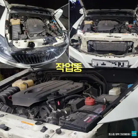 파주 운정 자동차 튜닝 잘하는 곳 렉스턴w 브라비오 led 라이트 튜닝 시공 작업 후기 / 경기 파주 시공 사진