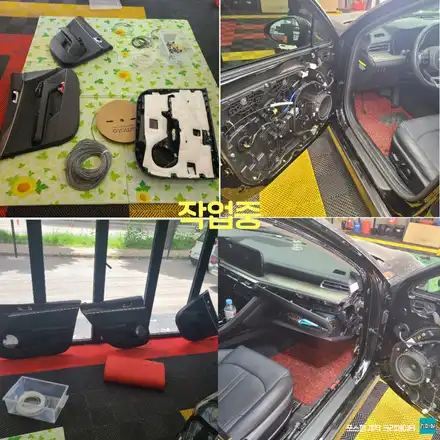 파주 운정 기아 k5 엠비언트 시공 작업 후기 / 경기 파주 시공 사진