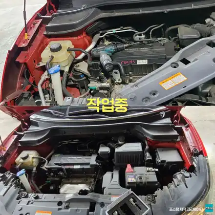파주 운정 티볼리 브라비오 LED 라이트 교체 시공 작업 후기 / 경기 파주 시공 사진