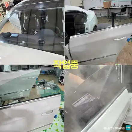 파주 운정 야당 야당역 폭스바겐cc 애니가드 ap80 반반사 필름 시공 작업 후기 / 경기 파주 시공 사진