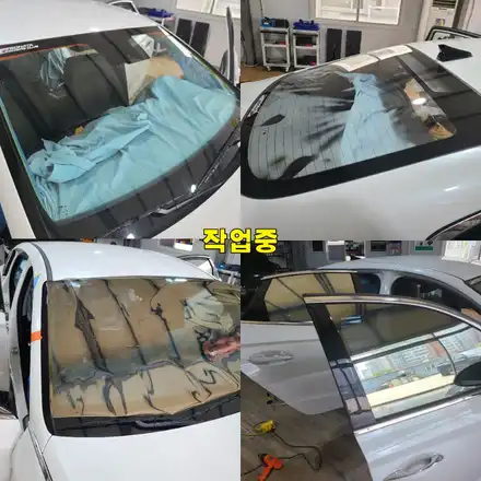 일산 탄현 킨텍스 쏘나타 DN8 솔라가드 새턴 썬팅 시공 작업 후기 / 경기 파주 시공 사진