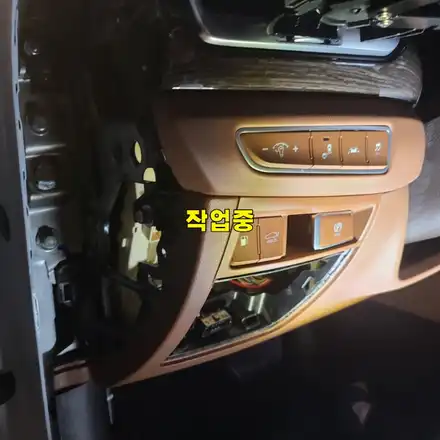 파주 운정 일산 제네시스 G90 파인뷰 LX7000 블랙박스 시공 작업 후기 / 경기 파주 시공 사진