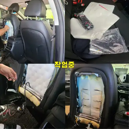 파주 운정 쏘나타DN8 프리카워 운전석 안마시트 시공 작업 후기 / 경기 파주 시공 사진