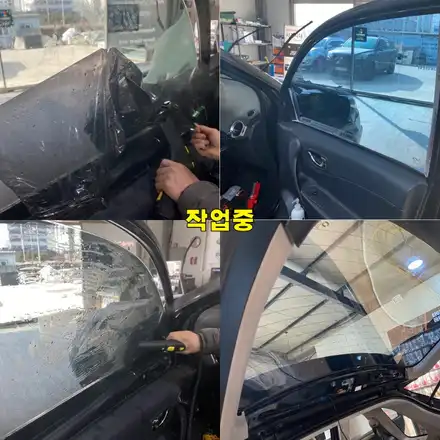 파주 운정 QM5 나노필름 이지스BR 시공 작업 후기 / 경기 파주 시공 사진