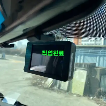 파주 운정 포터 1톤 탑차 화물차 뷰게라 VG-805V블랙박스 시공 작업 후기 / 경기 파주 시공 사진