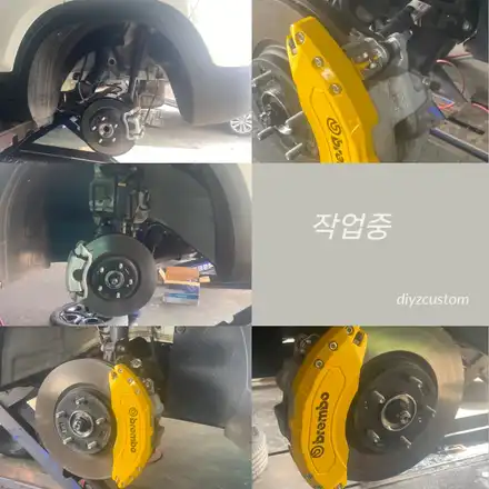 파주 일산 운정 야당 \'셀토스 브렘보 브레이크커버 장착 작업\' 후기! / 경기 파주 시공 사진