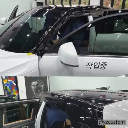 파주 일산 고양  \'볼보xc40 - 탑폴리에 하이그로시 랩핑 작업 후기! / 경기 파주 시공 사진