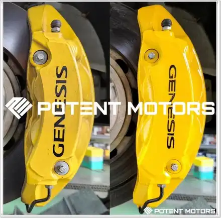 캘리퍼도색비용 제네시스 GV70 옐로우 / 제네시스 / GV70 / 인천,부평,부천 시공 사진