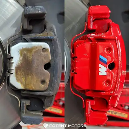 BMW캘리퍼 녹제거전문 포텐모터스 / 인천 서구,부평,부천 시공 사진