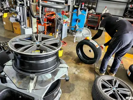 장마철 안전 운전을 위해, 타이어 점검하세요! BMW 1시리즈 타이어 교체기, 한국 벤투스 S2 AS / 용인 기흥구 시공 사진