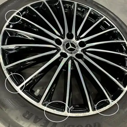 2024 GLC300 4MATIC 20인치 순정휠 휠복원 [자동차휠수리] / 서울 서초 시공 사진