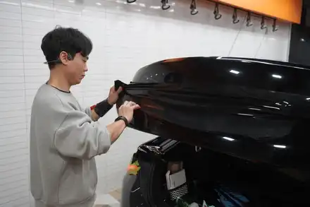 BMW i4 요즘 대세인 블랙 컬러PPF로 새롭게 변신 / 하남, 광주, 송파 시공 사진
