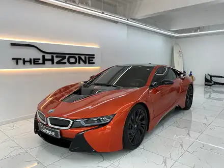송파 랩핑 bmw i8 무광 블랙 전체랩핑 후회없네요 / 서울 송파구 시공 사진
