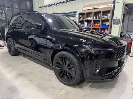 볼보 XC90 블랙 컬러PPF, 펄 없는 고광택 블랙 완성 / 인천 서구 시공 사진