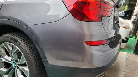 중랑구 외형복원 사고수리 판금도색 작업 / BMW x3 3시리즈 범퍼부분도색 / 광진, 송파, 성동, 강남 시공 사진
