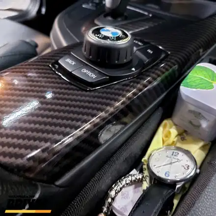 BMW118d 실내랩핑 리얼카본으로 시공했습니다 / 서울 양천구 시공 사진